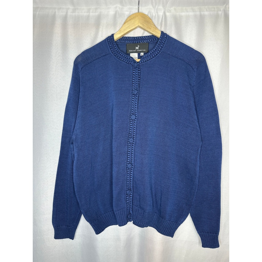 VTG Peruvian Connection Braided Cardigan, XLARGE Capsule Cottagecore Elevated
